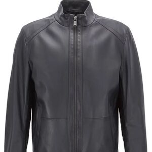 REGULAR-FIT BLOUSON JACKET IN FINEST NAPPA GOAT